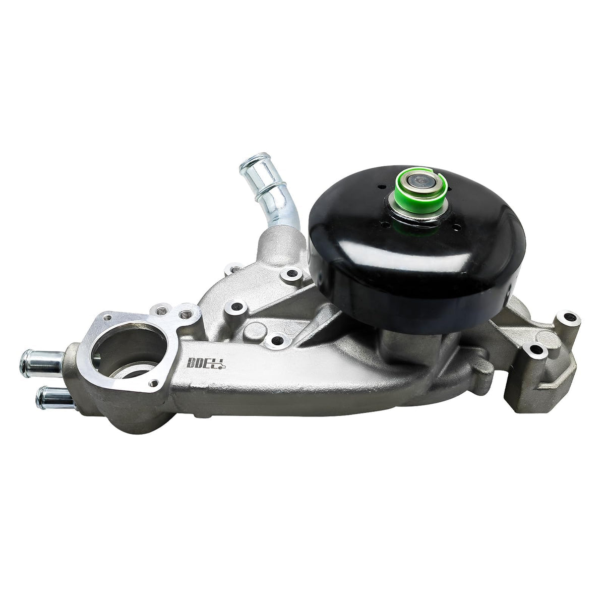 BDELI water pump in garage setting with tools showing professional-ready replacement advantage