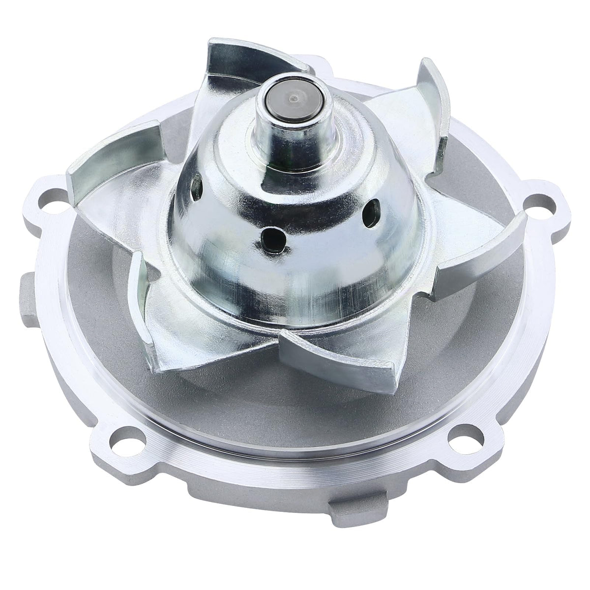 BDELI pump side profile showing pulley interface for direct-fit replacement
