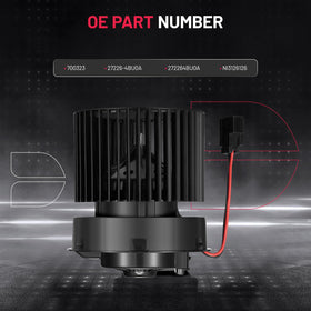 BDFHYK installed blower motor in vehicle cabin improving vent airflow