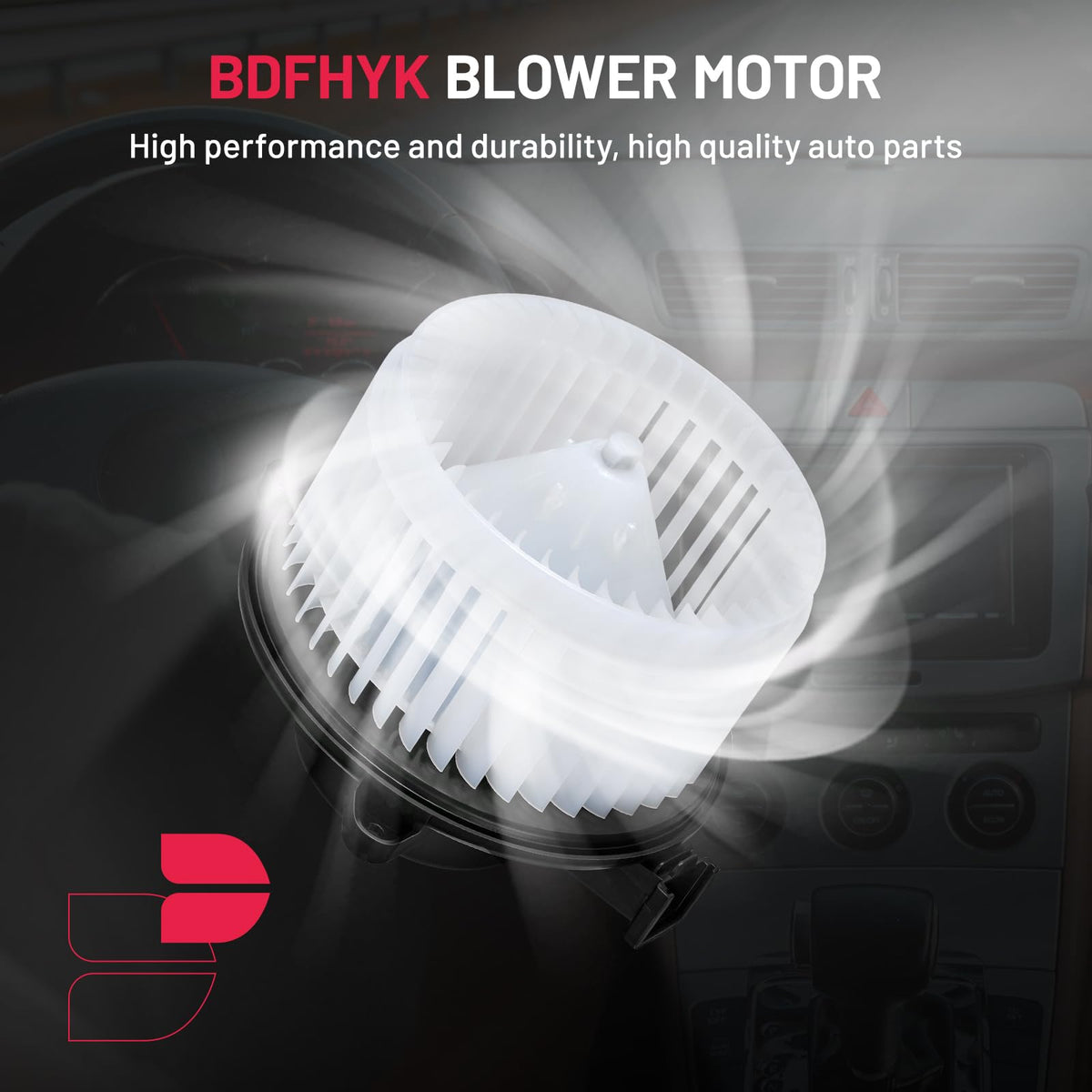 BDFHYK label with part numbers for correct replacement and quick identification
