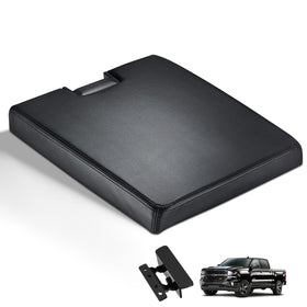 BDFHYK front view of replacement console lid showing fit and finish benefit