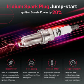 BDFHYK coil and spark plug assembled to illustrate direct-fit compatibility advantage