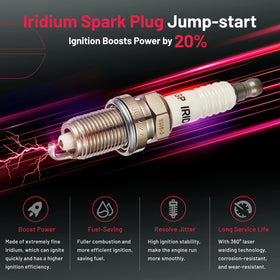 BDFHYK coil and spark plug installed in engine bay, demonstrates correct application