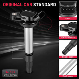 BDFHYK coil pack installed on engine demonstrating straightforward fitment
