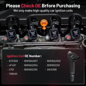 BDFHYK coil electrical terminal detail showing precision contacts for reliable spark