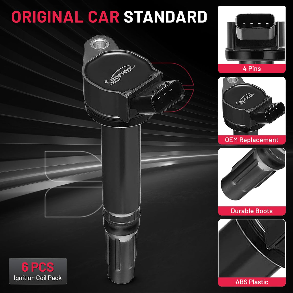 BDFHYK comparison of worn coil and new coil showing improved condition and performance