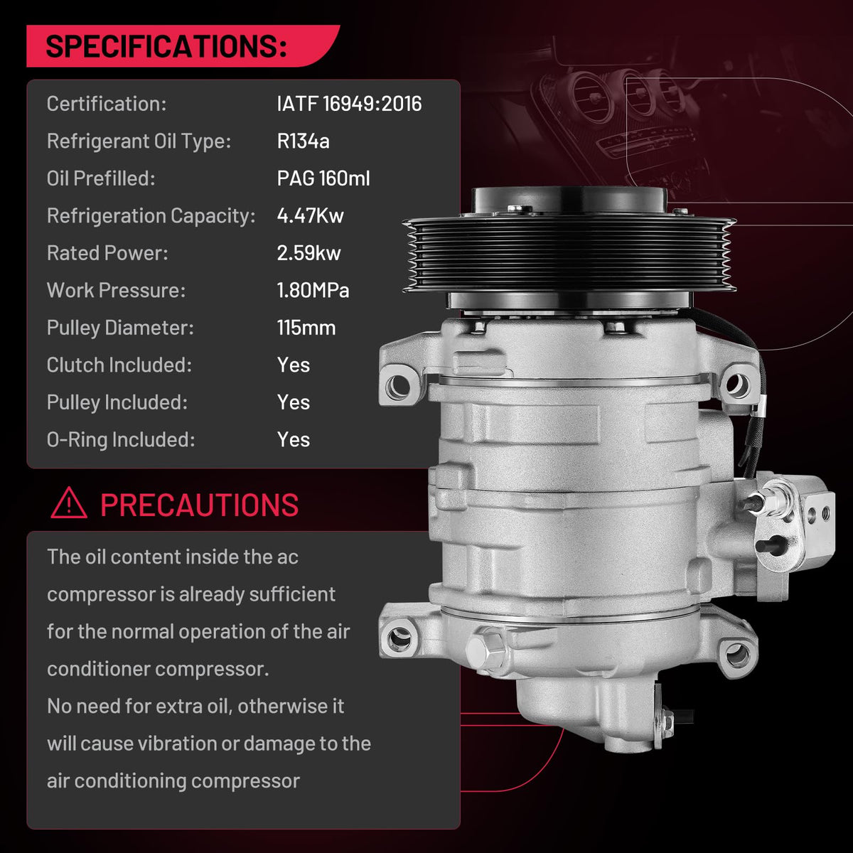 BDFHYK part number label visible for easy cross-reference and correct part identification benefit