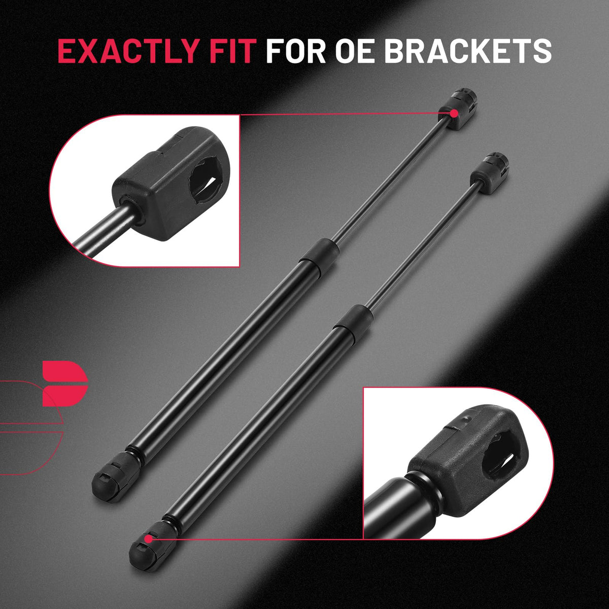 BDFHYK close-up of end fitting and shaft showing precise mounting fit and secure hold benefit