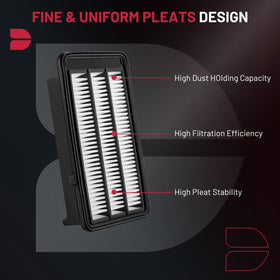 BDFHYK engine filter close texture highlighting filtration media benefit