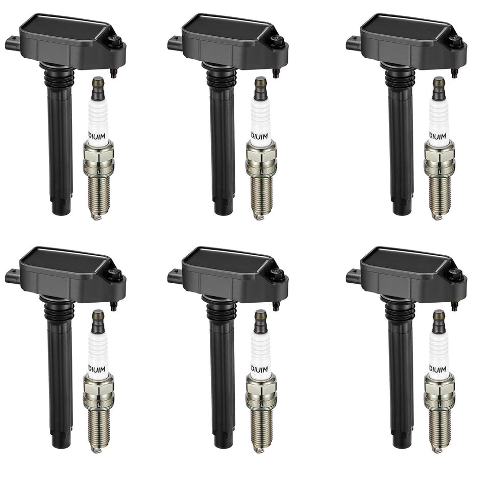 BDFHYK front packaging showing six coils and six plugs, ensures complete replacement