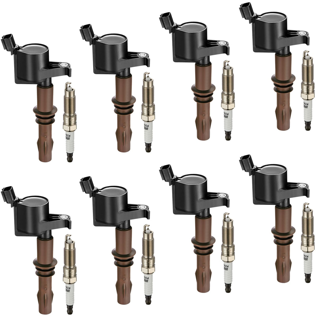 BDFHYK front packaging showing full coil and spark plug set and brand visibility