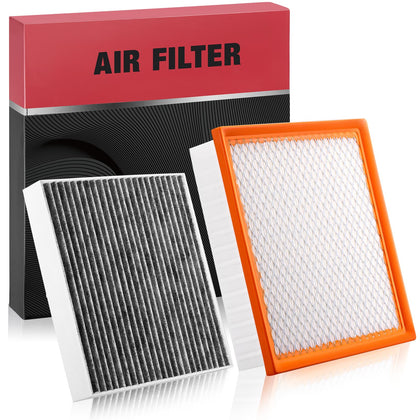 BDFHYK front packaging showing both engine and cabin filters and clear fitment benefit