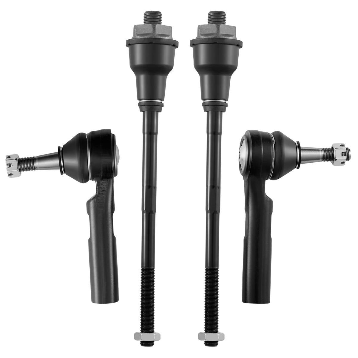 BDFHYK front tie rod ends packaging showing complete 4-piece kit and labels