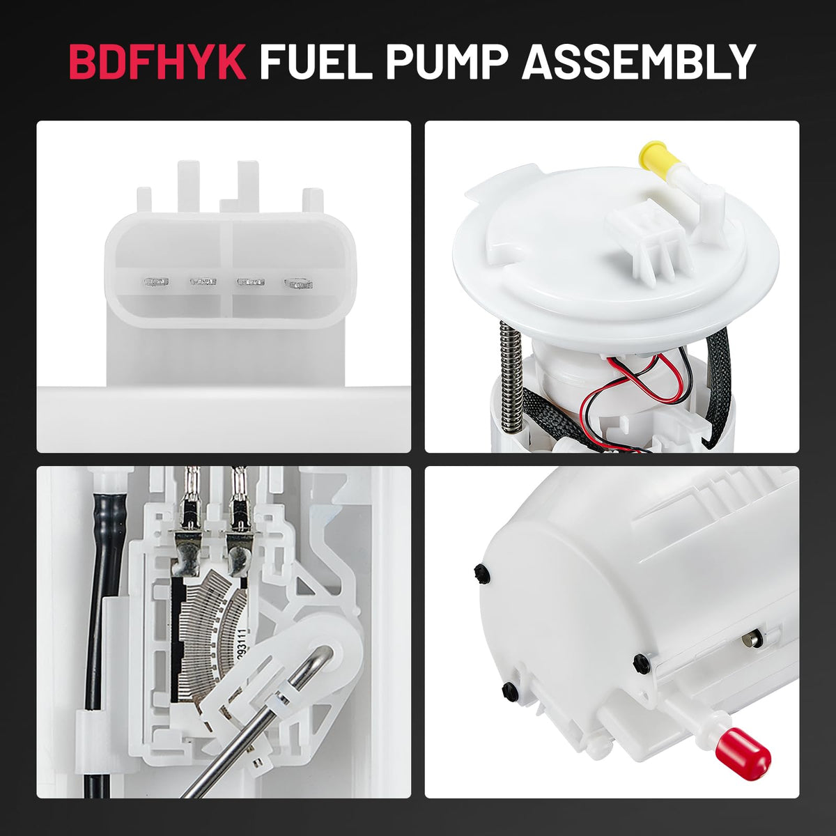 BDFHYK close-up of built-in filter element highlighting contaminant protection and improved longevity