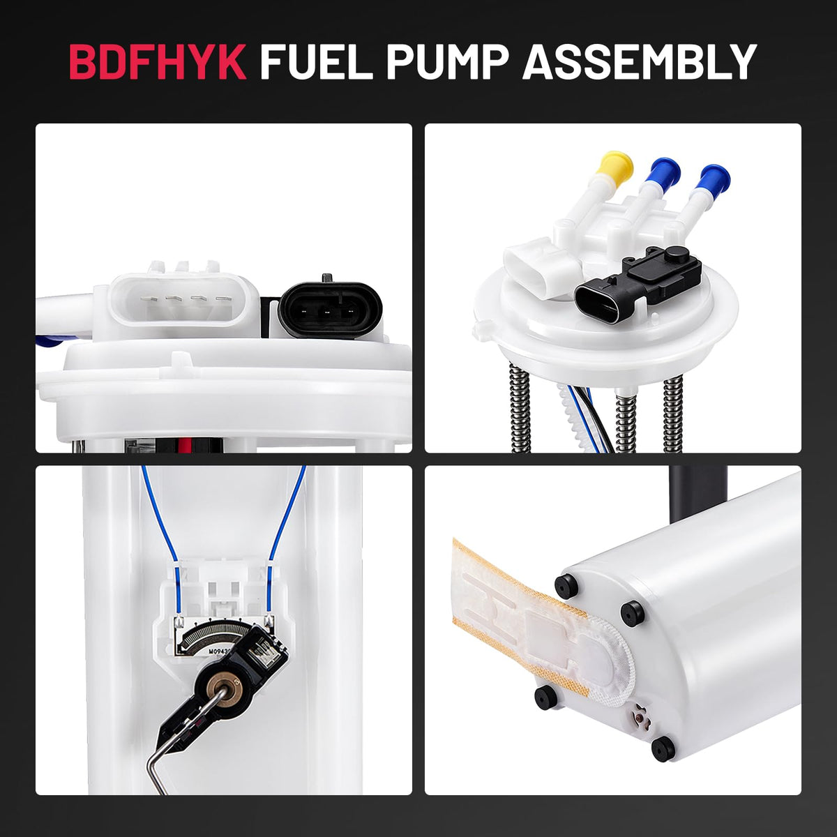 BDFHYK pump top connector detail highlighting secure electrical connection