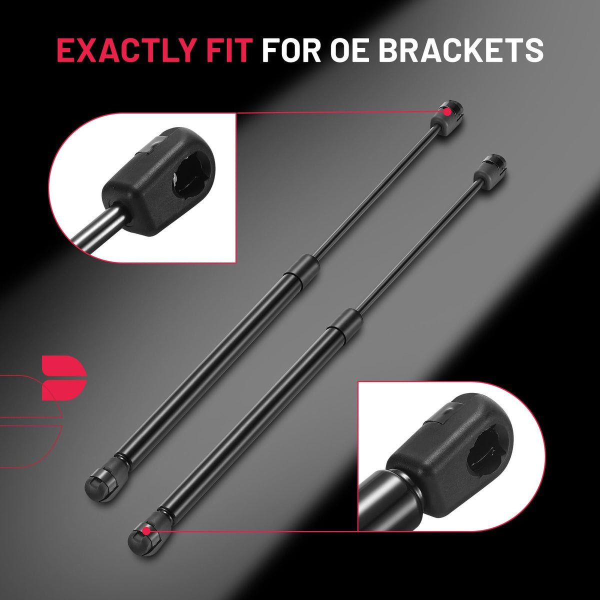 BDFHYK kit with measuring tape and mounting area showing 17.1 inch reference for correct fit