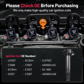 BDFHYK coil pack installed in engine bay demonstrating direct-fit replacement ease