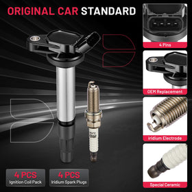 BDFHYK coil installed in engine bay illustrating reliable fit and smoother starts