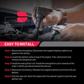 BDFHYK coils on workbench in garage showing professional repair-ready presentation