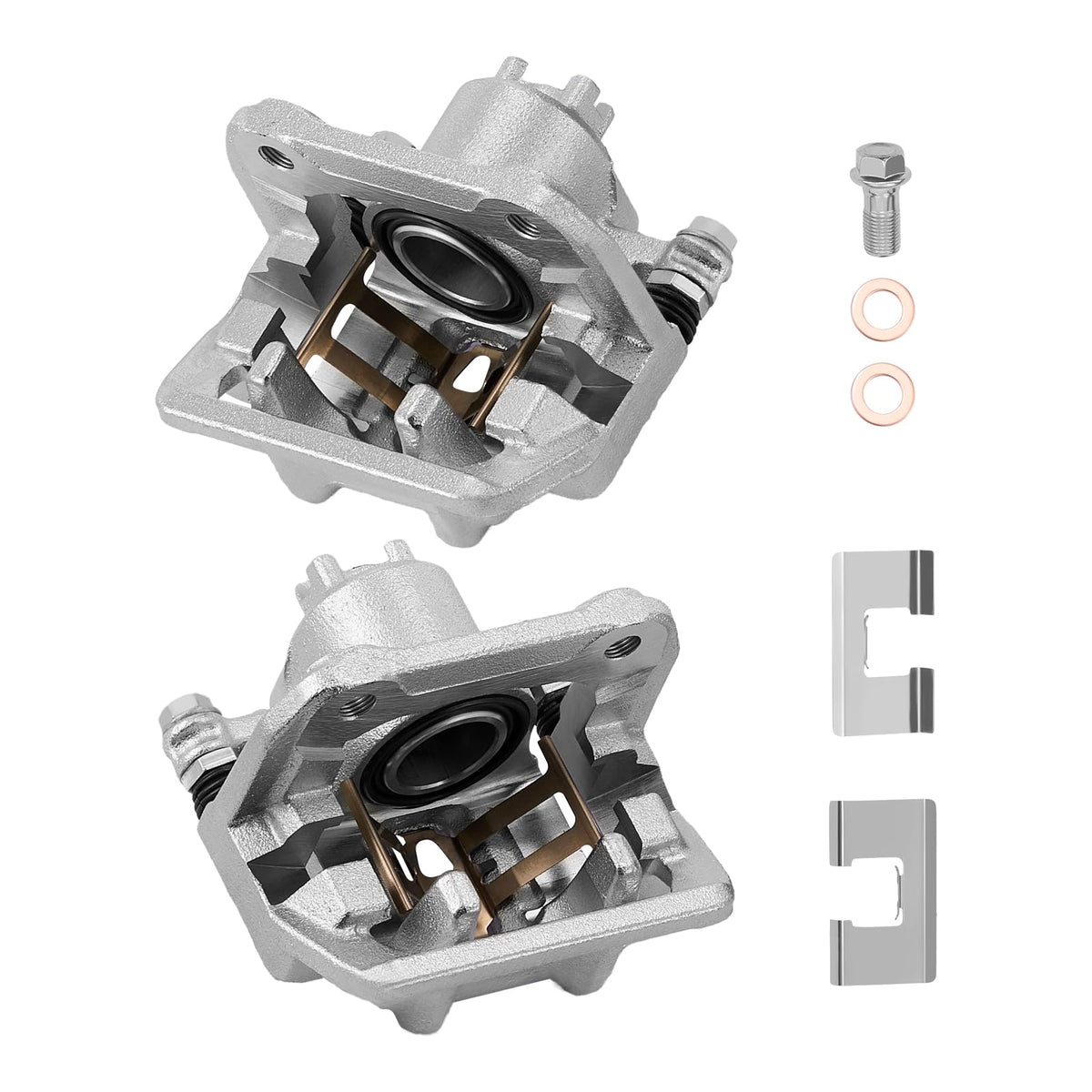 BDFHYK rear caliper front view showing clean casting and bolt holes for easy fit