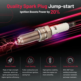 BDFHYK spark plug ceramic insulator view improving heat resistance