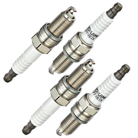 BDFHYK front view of four spark plugs showing fit and finish for easier replacement
