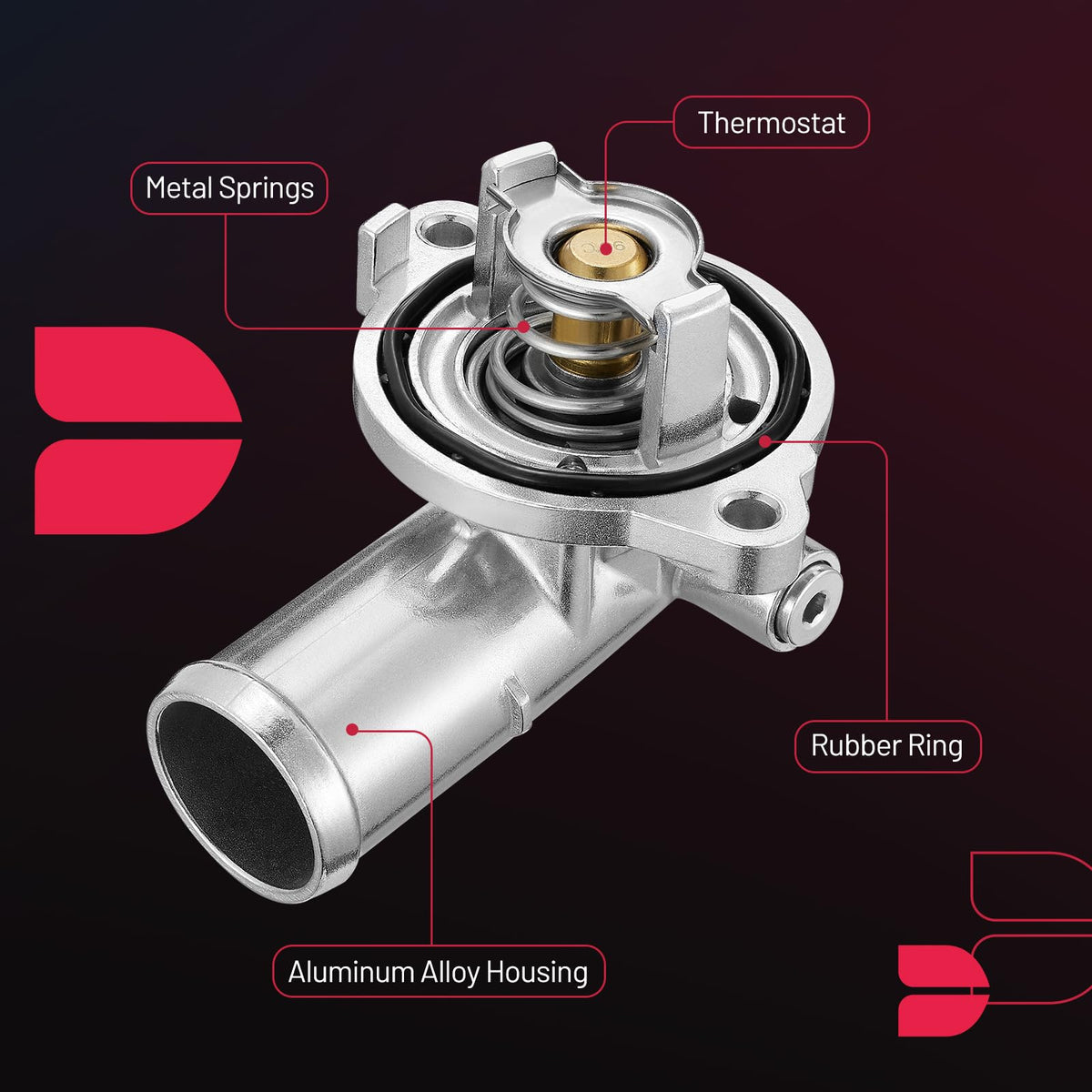 BDFHYK close-up of flange and bolt holes for secure leak-free sealing