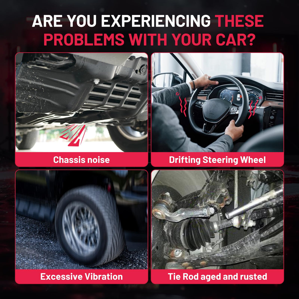 BDFHYK tie rod ends installed under vehicle restoring steering control