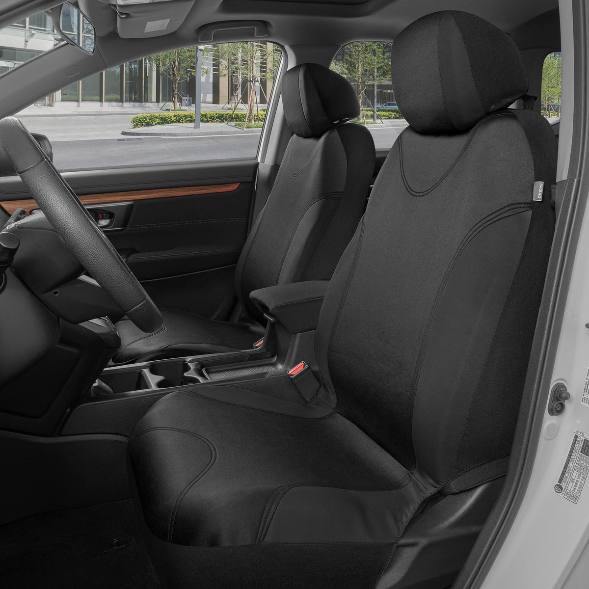 BDK headrest covers installed for unified interior protection