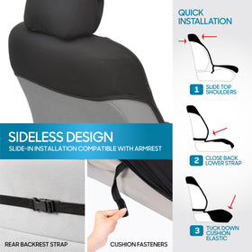 BDK seat beside ruler for scale showing universal fit across seat sizes