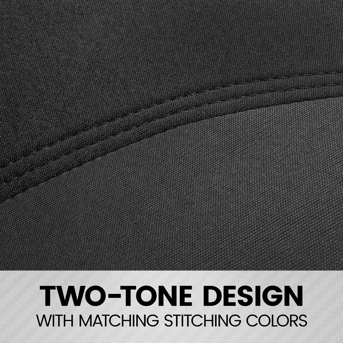 BDK seat cover fabric close-up showing breathable polyester texture