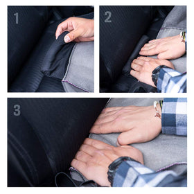 BDK lifestyle shot with driver entering car showing practical everyday use