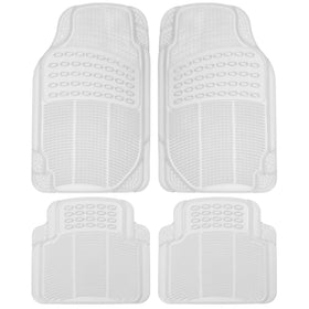 BDK front mat top view showing clear protection and visible carpet