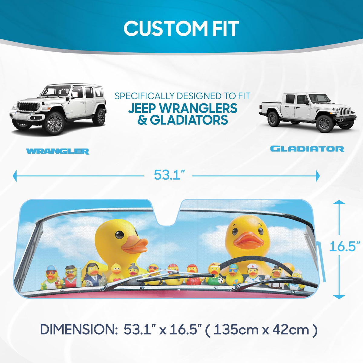 BDK Duck Duck Jeep close-up of reflective double-bubble texture for better insulation