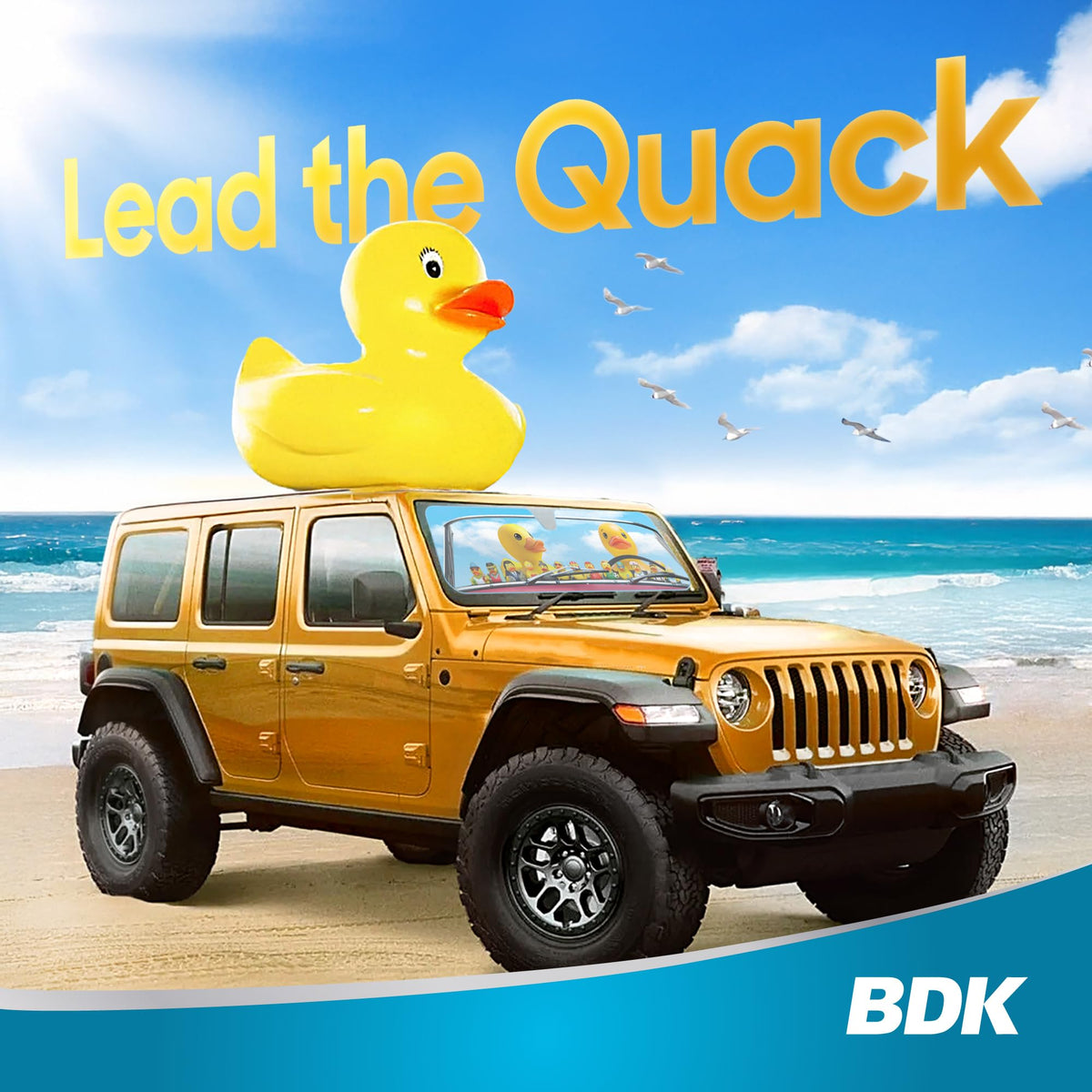BDK Duck Duck Jeep installed on Wrangler protecting dashboard and electronics from sun