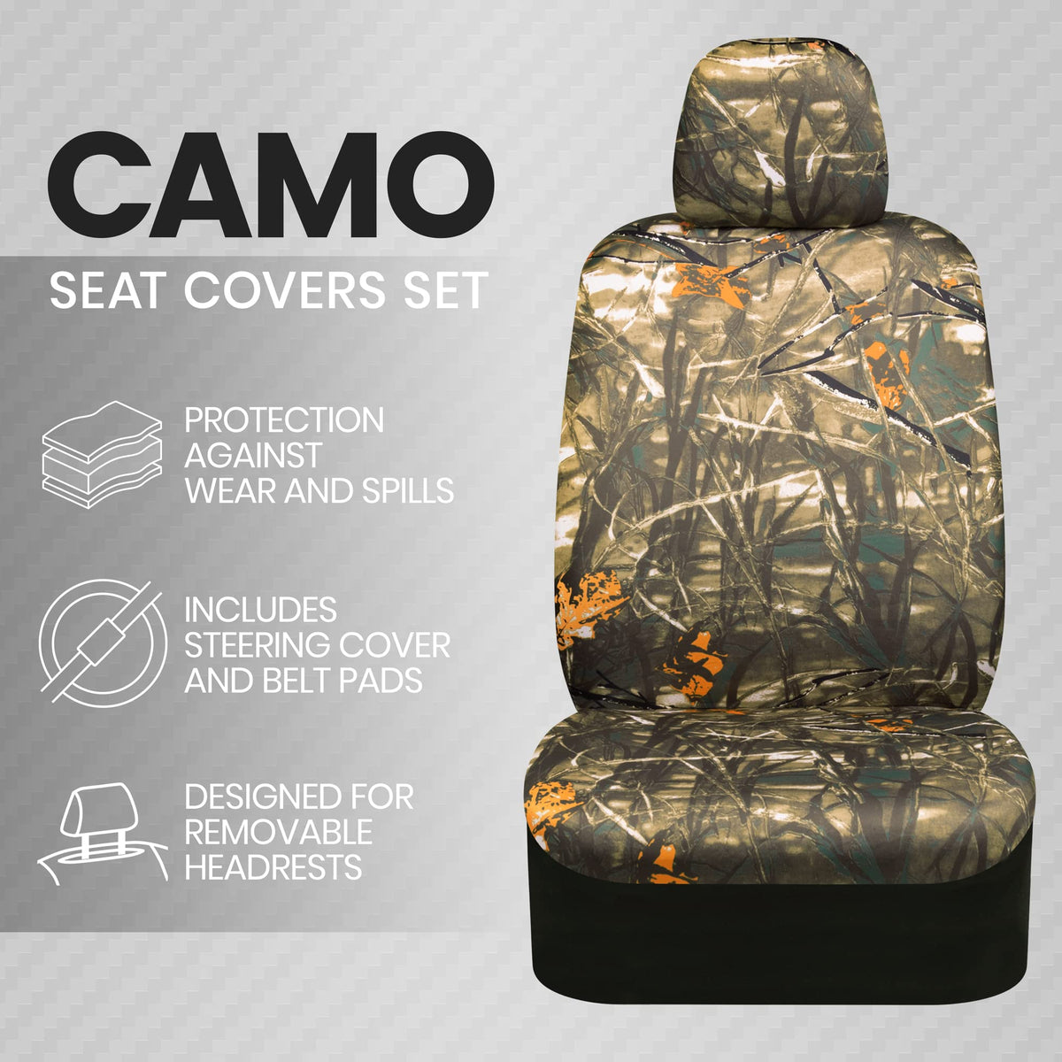 BDK rear bench cover installed offering full-seat protection