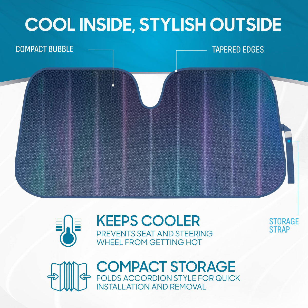 BDK dual-layer bubble interior close-up offering improved insulation