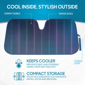 BDK dual-layer bubble interior close-up offering improved insulation