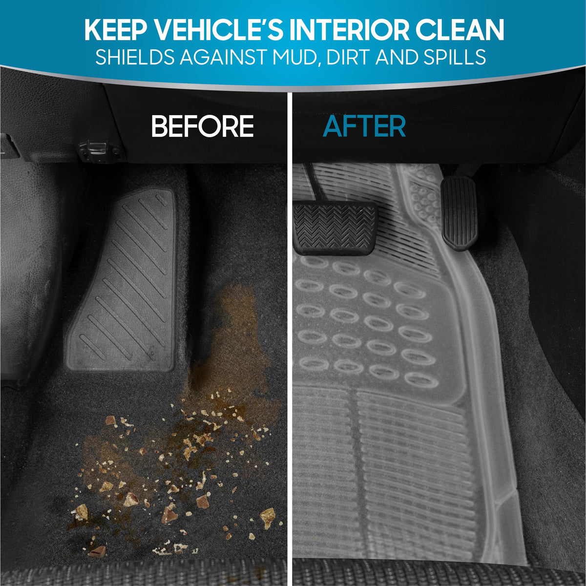 BDK front mats installed demonstrating durable all-weather coverage