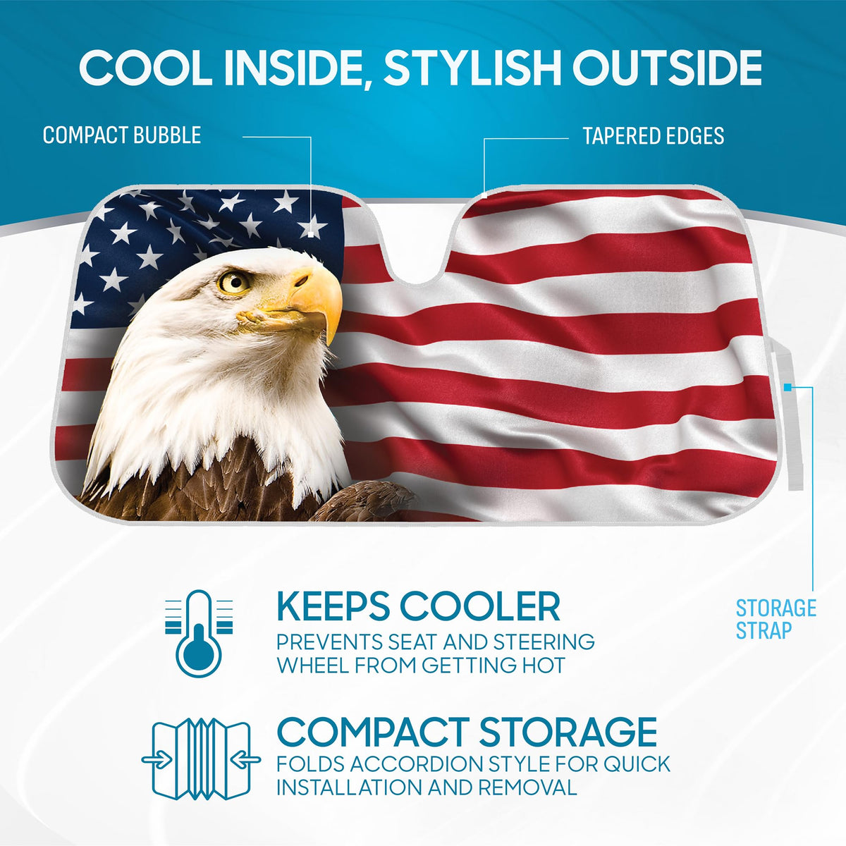 bdk patriotic eagle closeup pattern highlighting print quality and decorative appeal