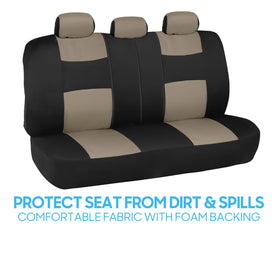 BDK pet on seat showing cover protecting upholstery from hair and spills