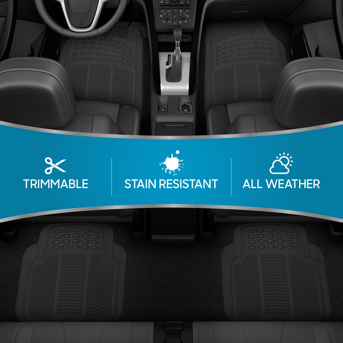 BDK rear mat full view illustrating compact size and fit