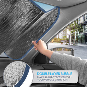 BDK tapered edge detail for snug windshield fit and reduced gaps
