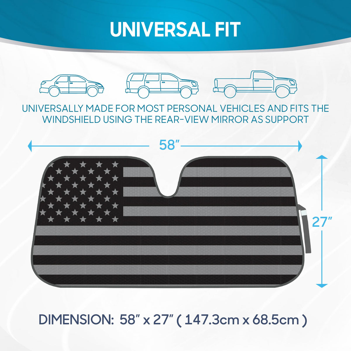 BDK size comparison with ruler showing 58x27 inch coverage
