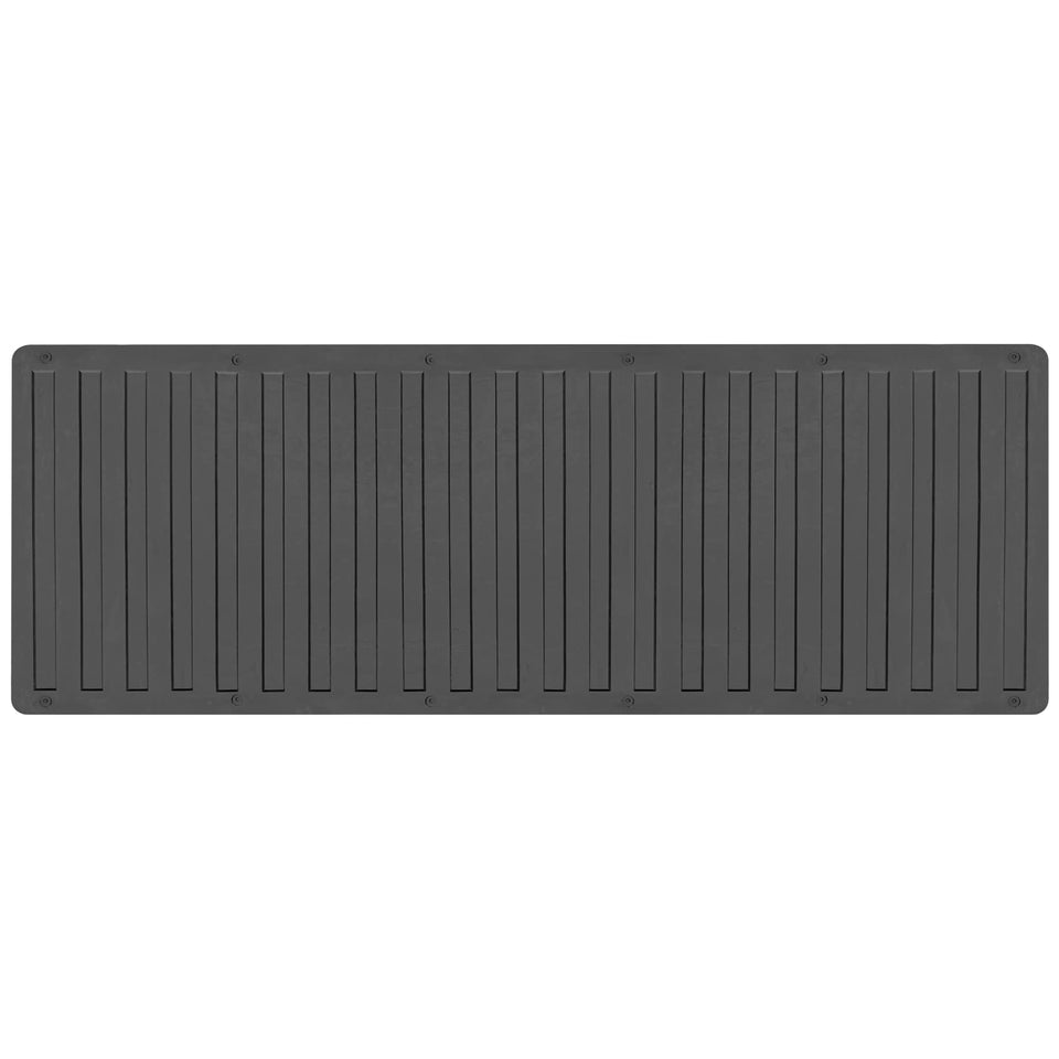 BDK front view of full 60 by 19.5 inch tailgate mat showing coverage and protection
