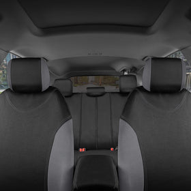 BDK headrest covers close-up showing secure fit and style