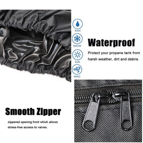 BeadChica 600D fabric close-up showing durable weather resistance