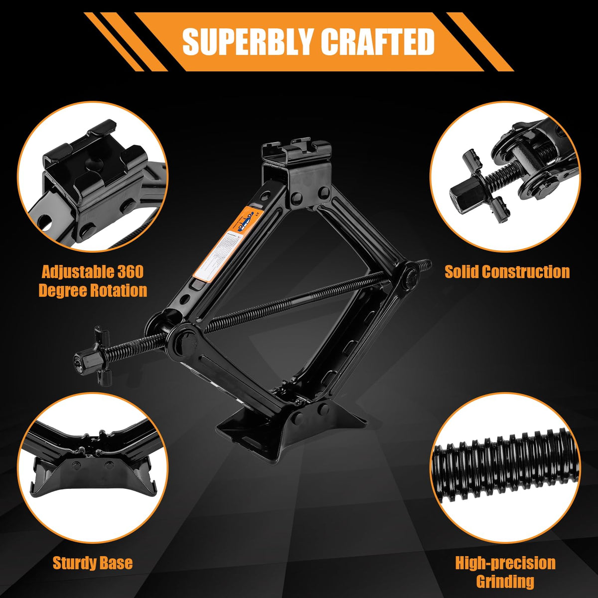 Beaiguna base plate closeup showing reinforced stability benefit