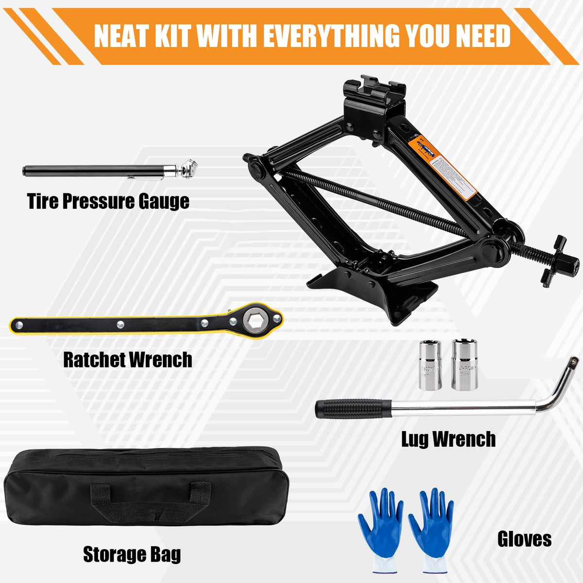 Beaiguna ratchet and lug wrench set illustrating faster lifting