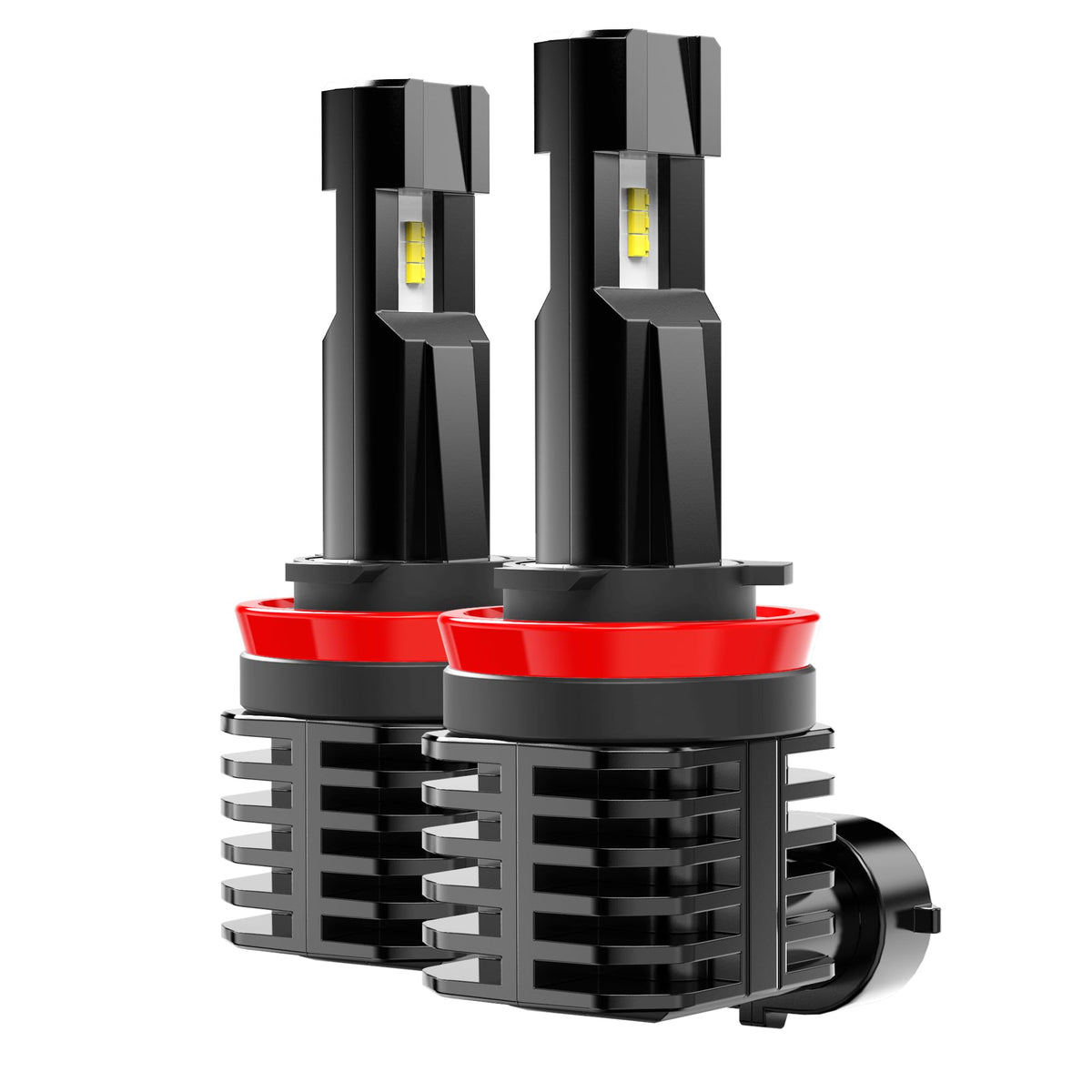 BEAMTECH H11 front view showing bulb shape and easy plug-in fit